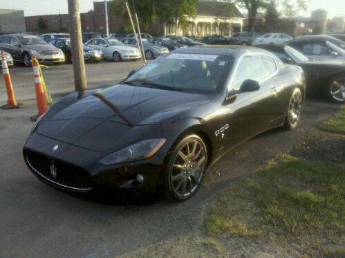2008 Maserati Gran Turismo, black, left front view
