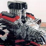 Enzo Ferrari Engine with Gearbox